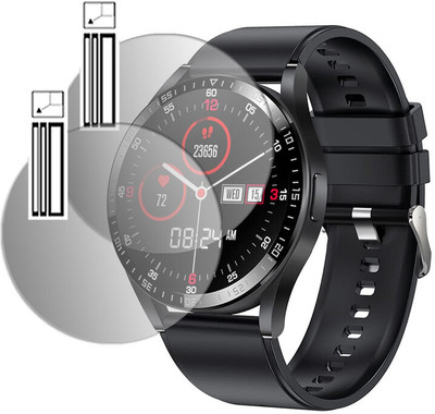 DOUMOF Edge To Edge Screen Guard for AXL Pulse LifeFit SMARTWATCH(Pack of 2)