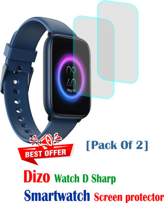 RapTag Edge To Edge Screen Guard for SN 01:-Dizo Watch D Sharp(Pack of 2)