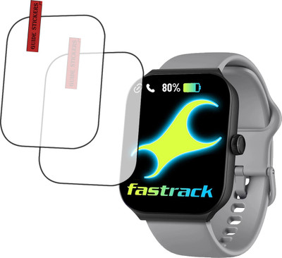 EJZATI Edge To Edge Screen Guard for FASTRACK REVOLTT FS1 MAX SMARTWATCH, SCREEN GUARD(Pack of 2)