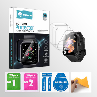 ARBAN Edge To Edge Screen Guard for Titan Talk S 1.78 inch Smartwatch 4 PROTECTOR + 4 WIPES + 4 DUST REMOVAL STICKER + 1 WIPER(Pack of 4) ARBAN Edge To Edge Screen Guard for Titan Talk S 1.78 inch Smartwatch 4 PROTECTOR + 4 WIPES + 4 DUST REMOVAL STICKER + 1 WIPER(Pack of 4)