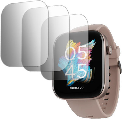 hirdesh Edge To Edge Screen Guard for Boat Storm Call 2 SMARTWATCH(Pack of 3)