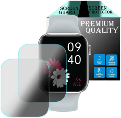 MOKPLZ Edge To Edge Screen Guard for CROSSBEATS IGNITE STELLR SMARTWATCH(Pack of 2)