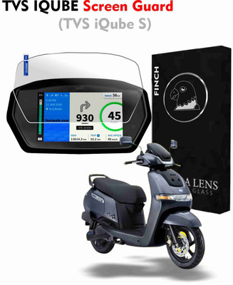 Olonga Edge To Edge Screen Guard for TVS-IQUBE ELECTRIC SCOOTY METER GUARD(Pack of 1)