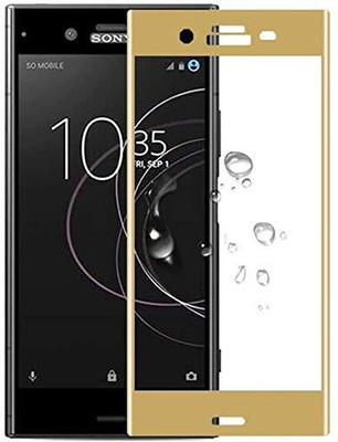 MoreFit Edge To Edge Tempered Glass for Sony Xperia XZ1 Dual(Pack of 1)