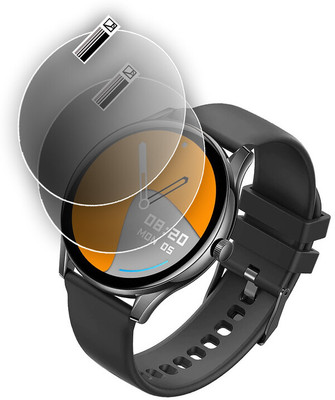 daffin Edge To Edge Screen Guard for Pebble Cosmos Bold Metallic Smartwatch, 1.39''(Pack of 2)