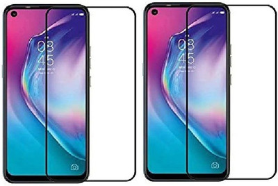 Vesno Edge To Edge Screen Guard for Tecno Camon 15, 11D Screen Tempered Glass Scree Guard, With Glossy Finish(Pack of 2)