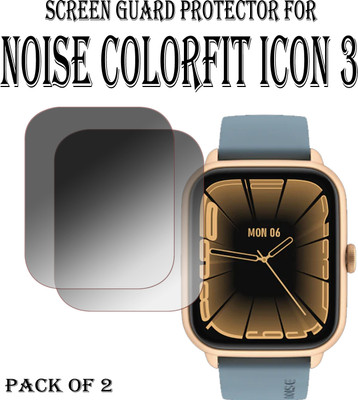 EJZATEX Edge To Edge Screen Guard for NOISE COLORFIT ICON 3 SMARTWATCH SCREEN GUARD(Pack of 2)