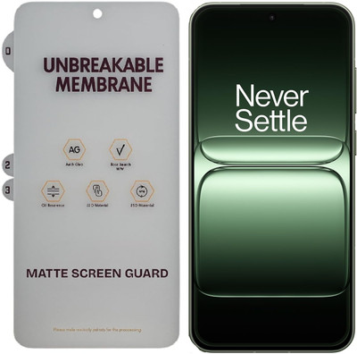 CellProtect Edge To Edge Screen Guard for OnePlus 13s 5G Matte Membrane Film Screen Protector Anti-Scratch, Bubble Free HD Clarity (Not Tempered Glass) Easy Installation Kit(Pack of 1)