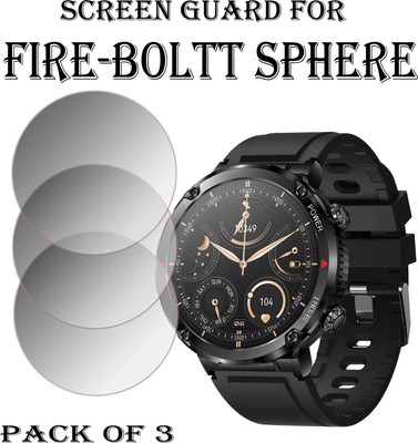EJZATEX Screen Guard for FIRE BOLTT SPHERE SMARTWATCH(Pack of 3)
