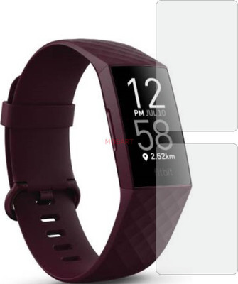 MOBART Edge To Edge Screen Guard for FITBIT CHARGE 4(Pack of 2)