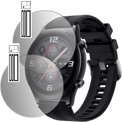 DOUMOF Edge To Edge Screen Guard for Honor Watch GS 3 SCREEN GUARD(Pack of 2)