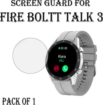 EJZATI Edge To Edge Screen Guard for FIRE BOLTT TALK 3 SMARTWATCH(Pack of 1)
