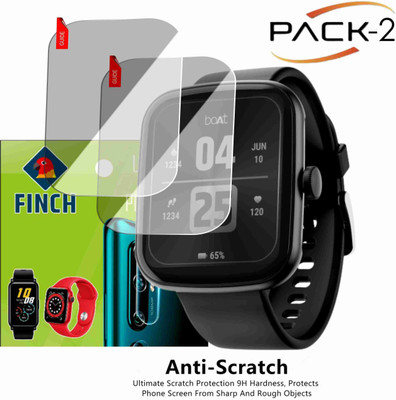 FINCH Edge To Edge Screen Guard for BOAT WAVE STYLE SMART WTACH(Pack of 2)
