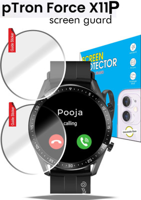 FINCH Edge To Edge Screen Guard for PTRON FORCE X11P WATCH(Pack of 2)