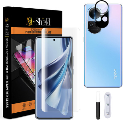 MS-Shield Edge To Edge Screen Guard for OPPO Reno 10 5G, With Camera Lens Protector(Pack of 1)