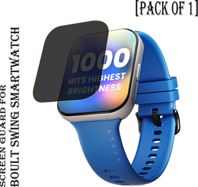 ejzatex Edge To Edge Screen Guard for BOULT SWING SMARTWATCH(Pack of 1)