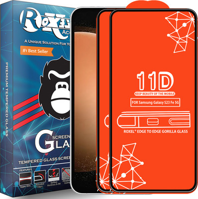 Roxel Edge To Edge Screen Guard for Samsung Galaxy S23 Fe 5G(Pack of 2)
