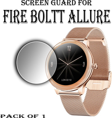 ejzatex Edge To Edge Screen Guard for FIRE BOLTT ALLURE SMARTWATCH(Pack of 1)