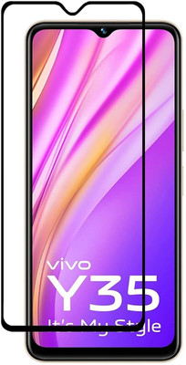 MobiCraft Zone Edge To Edge Screen Guard for Vivo Y35(Pack of 2)