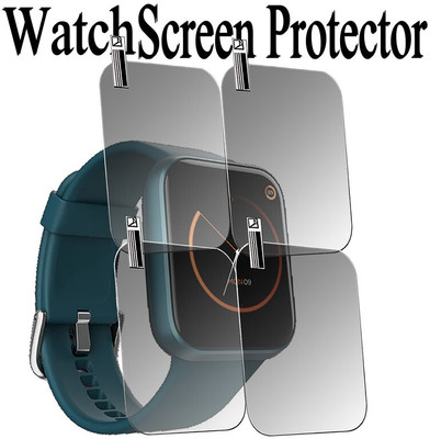 EZGER Edge To Edge Screen Guard for boAt Xtend Talk(Pack of 4)
