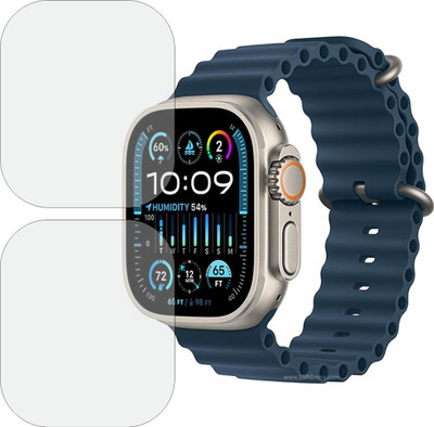 TELTREK Edge To Edge Screen Guard for Apple Watch Ultra 2(Pack of 2)