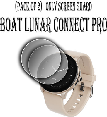 EJZATI Edge To Edge Screen Guard for BOAT LUNAR CONNECT PRO SMARTWATCH SCREEN GUARD(Pack of 2)