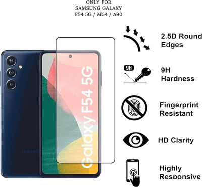 PRYD Edge To Edge Screen Guard for Samsung Galaxy F54 5G, Samsung Galaxy M54, Samsung Galaxy A90(Pack of 1)