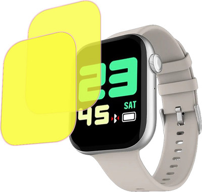 ejzatex Edge To Edge Screen Guard for FIRE BOLTT FIGHTER SMARTWATCH(Pack of 2)