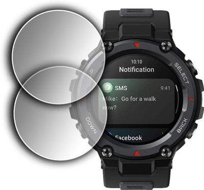 EJZATI Edge To Edge Screen Guard for AMAZFIT T-REX PRO SMARTWATCH(Pack of 2)
