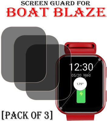 YCHROZE Edge To Edge Screen Guard for Boat Blaze(Pack of 3)