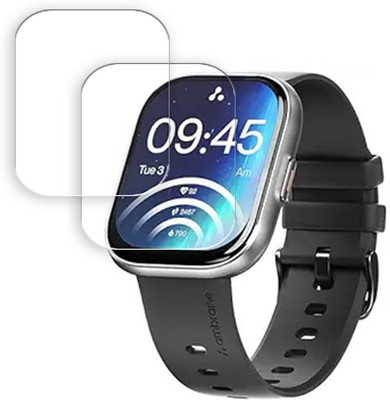 ARBAN Edge To Edge Tempered Glass for Ambrane 2.04 inch SMARTWATCH SCREEN GUARD(Pack of 2)
