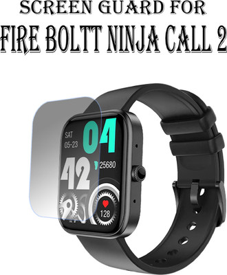 ejzatex Edge To Edge Screen Guard for Fire Boltt Ninja Call 2 Smartwatch(Pack of 1)