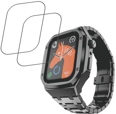 FINCH Edge To Edge Screen Guard for Fire Boltt Elemento Smartwatch(Pack of 2)