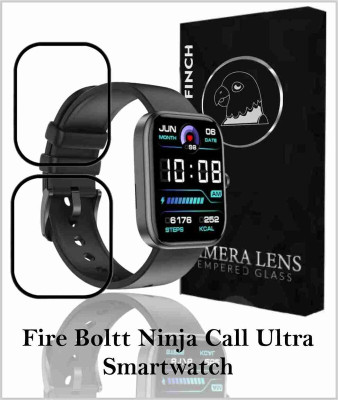 FINCH Edge To Edge Screen Guard for FIRE BOLTT NINJA CALL ULTRA SMART WATCH(Pack of 2)