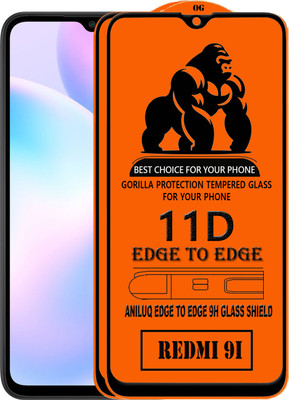 ANILUQ Edge To Edge Screen Guard for REDMI 9I(Pack of 2)