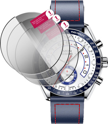 daffin Edge To Edge Screen Guard for fire boltt moonwatch(Pack of 3)