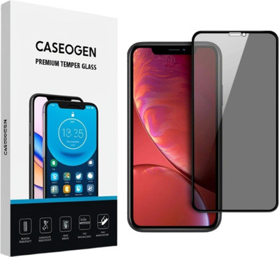 CASEOGEN Edge To Edge Screen Guard for iPhone XS Max Clear Tempered Glass – 9H Hardness | Ultra HD Clarity | Scratch Resistant | Bubble-Free | Face ID & Case Friendly Screen Protector(Pack of 1)