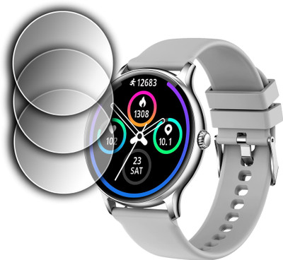 ejzatex Edge To Edge Screen Guard for FIRE BOLTT PHOENIX ULTRA SMARTWATCH(Pack of 3)