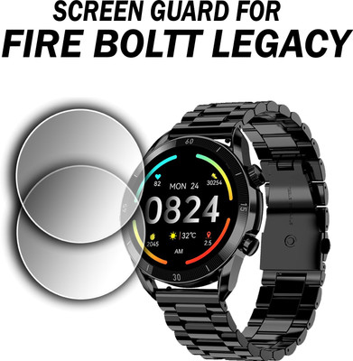 EJZATEX Edge To Edge Screen Guard for FIRE BOLTT LEGACY SMARTWATCH(Pack of 2)