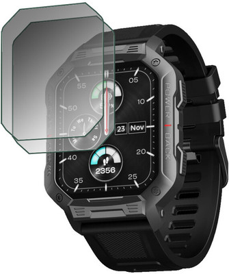 YCHROZE Edge To Edge Screen Guard for boAt Wave Force SMARTWATCH(Pack of 2)