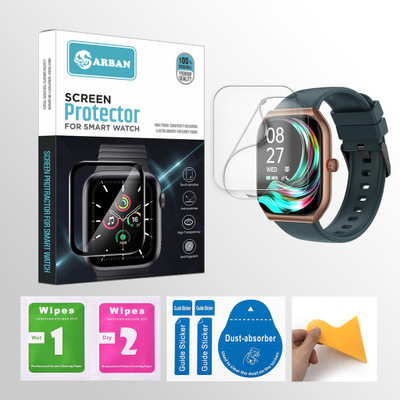 ARBAN Edge To Edge Screen Guard for Titan Smart 3 1.96 inch Smartwatch 2 PROTECTOR + 2 WIPES + 2 DUST REMOVAL STICKER + 1 WIPER(Pack of 2) ARBAN Edge To Edge Screen Guard for Titan Smart 3 1.96 inch Smartwatch 2 PROTECTOR + 2 WIPES + 2 DUST REMOVAL STICKER + 1 WIPER(Pack of 2)