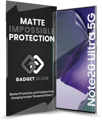 Gadget Glow Edge To Edge Screen Guard for Samsung Galaxy Note 20 Ultra 5G, Samsung Note 20 Ultra, 4 Layer Unbreakable Membrane with Easy Installation(Pack of 1)