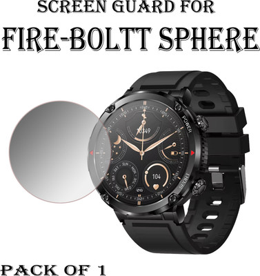 EJZATI Edge To Edge Screen Guard for FIRE BOLTT SPHERE SMARTWATCH(Pack of 1)