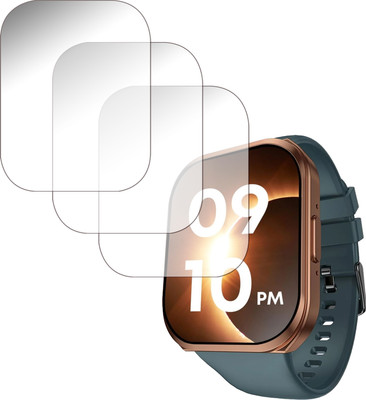 EJZATI Edge To Edge Screen Guard for FASTRACK LIMITLESS FS1 PLUS SMARTWATCH, SCREEN GUARD(Pack of 3)