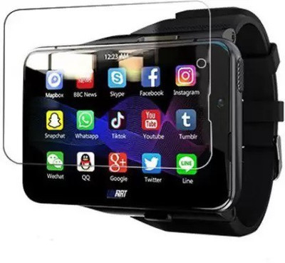 SOMTONE Edge To Edge Tempered Glass for ANDROID SMART WATCH 2.88 SMARTWATCH SCREEN GUARD(Pack of 1)