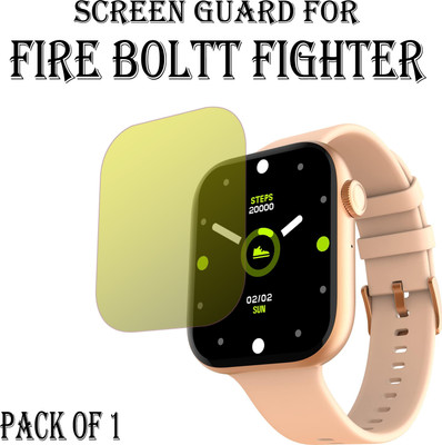 EJZATI Edge To Edge Screen Guard for FIRE BOLTT FIGHTER SMARTWATCH(Pack of 1)