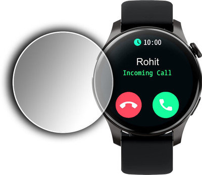 ejzatex Edge To Edge Screen Guard for TITAN TALK SMARTWATCH(Pack of 1)