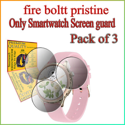 daffin Edge To Edge Screen Guard for Fire-Boltt Pristine(Pack of 3)