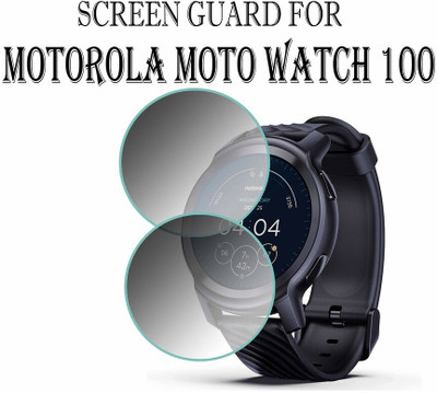 hirdesh Edge To Edge Screen Guard for Motorola Moto Watch 100 42mm(Pack of 2)