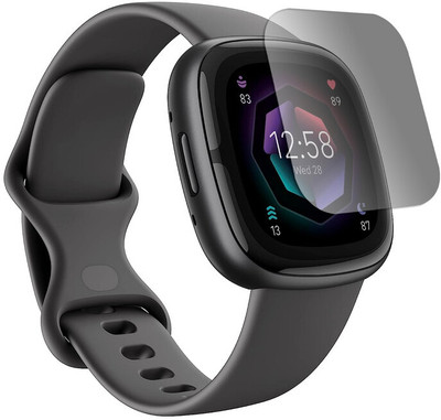 DOUMOF Edge To Edge Screen Guard for Fitbit Sense 2 SMARTWATCH(Pack of 1)
